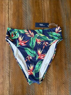 Women’s Polo Ralph Lauren Swimsuit Bikini Bottom New Large NWT Tropical